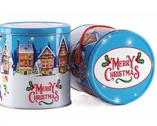 Солодкий новорічний подарунок №37(металева упаковка), СВІТС ПЛЮС, 900 грам.